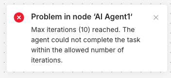 Max Iteration 초과 에러