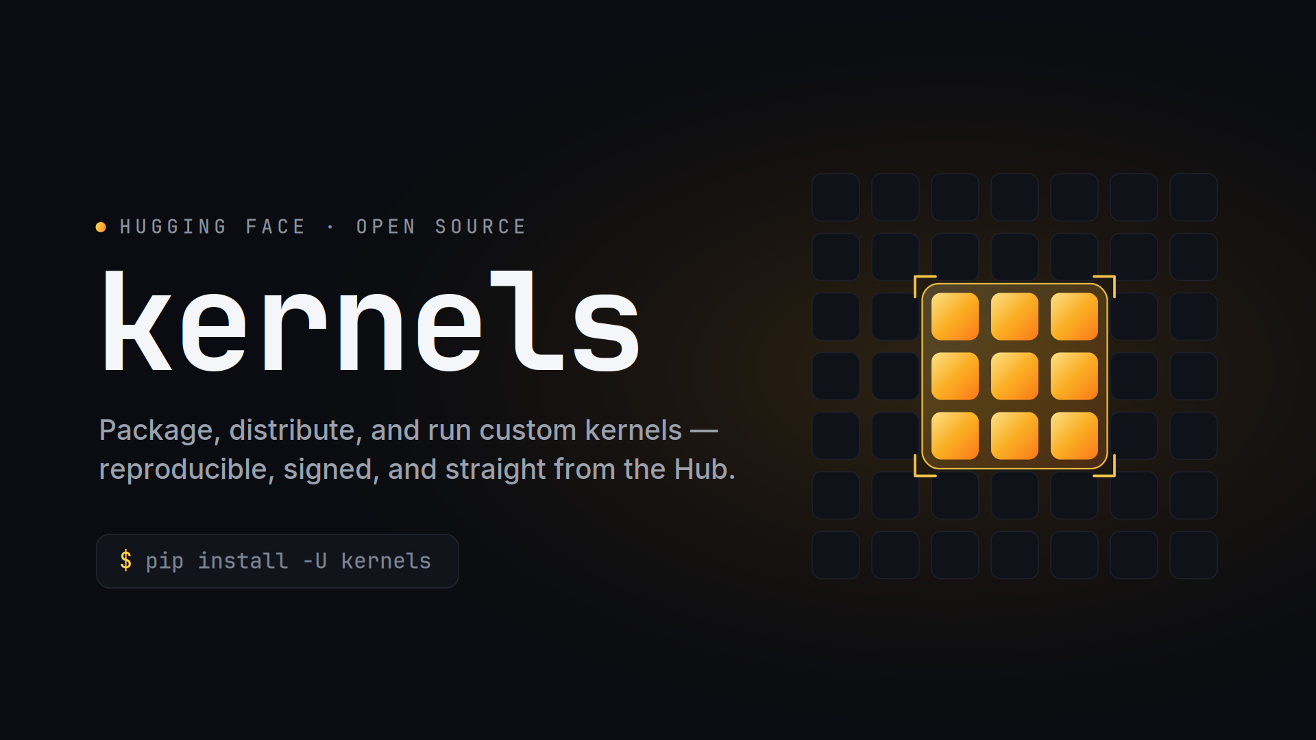 🤗 Kernels: 주요 업데이트
